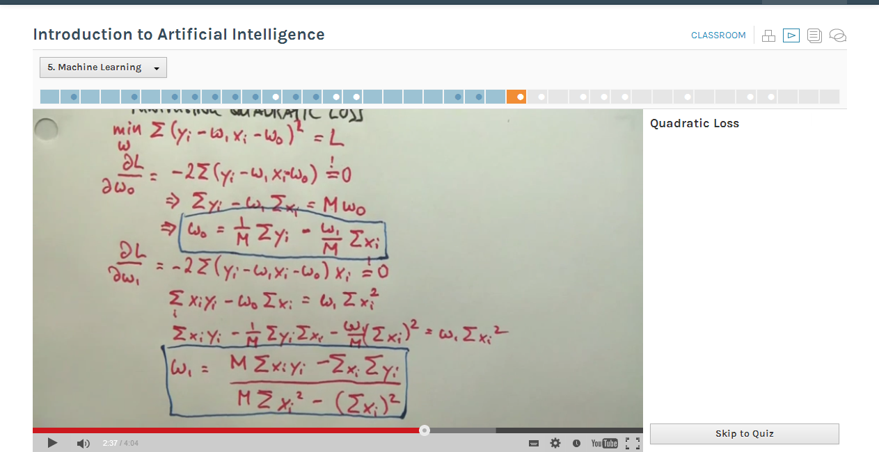 Quadratic Loss - 5. Machine Learning - Introduction to Artificial Intelligence - Udacity.png